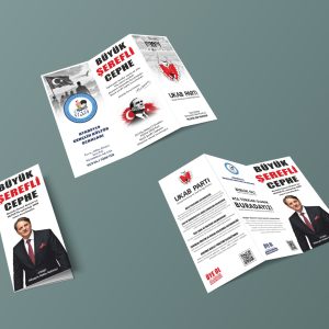 Büyük Şerefli Cephe A4 Broşür - 2 Kırımlı